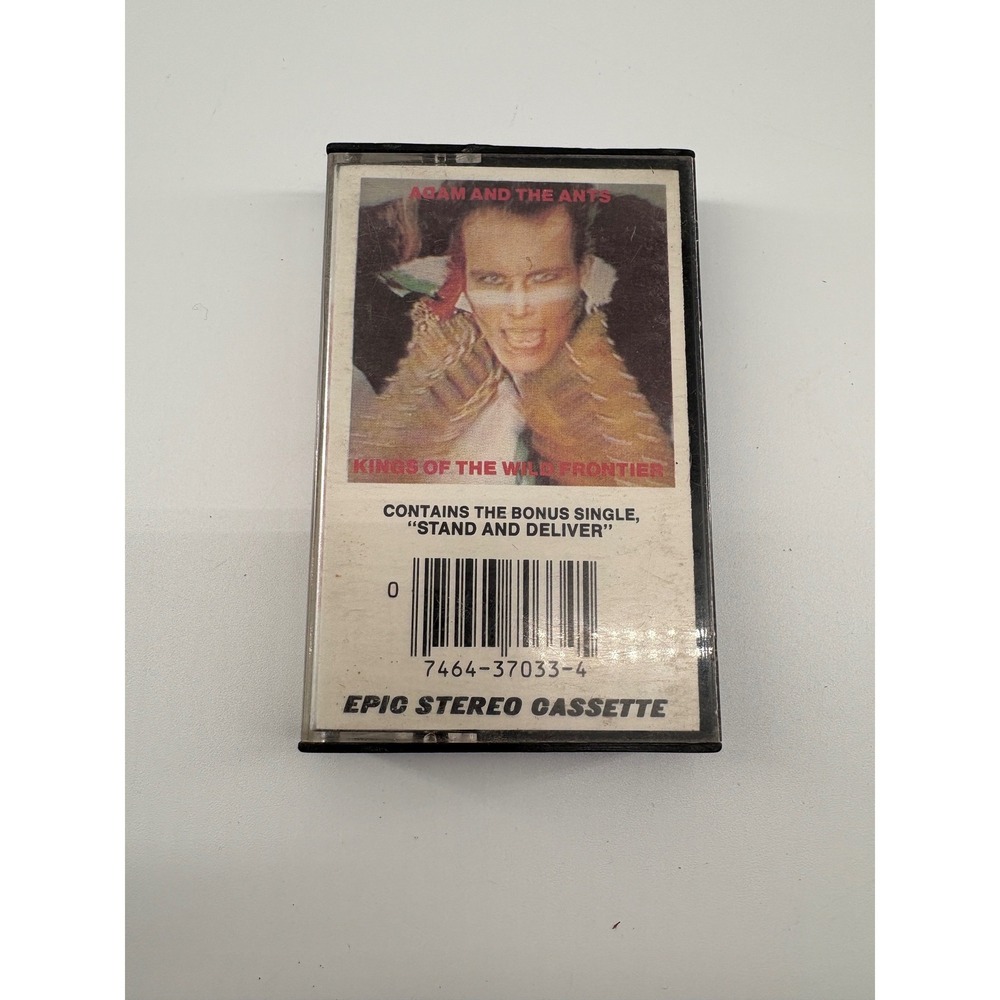 Adam and the Ants Kings of the Wild Frontier Cassette Tape Epic JET 37033